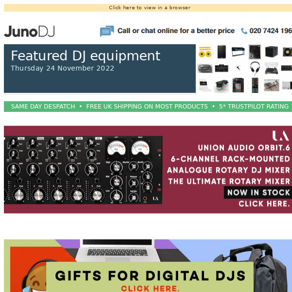 This week's DJ equipment news at Juno - Juno Records