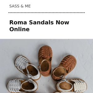 Spring / Summer Roma Sandals Now In Stock