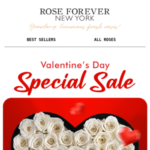 Last days: get 💖shaped rose boxes before VDay