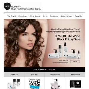 Get 30% Off Our Best Selling Hair Care Products