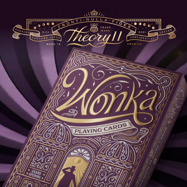 WONKA Playing Cards + Gold Artisans Today ONLY! - theory11