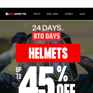 Up to 45% Off Helmets!