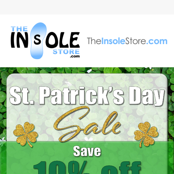 Lucky Savings: 10% off Sitewide! 🍀