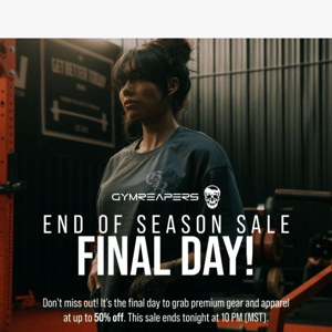 [FINAL DAY] Save Up to 50%