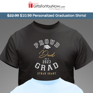 🎓$10.99 Personalized Graduation Shirts!