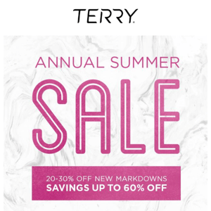 Something for Everyone during the Terry Sale on NOW.