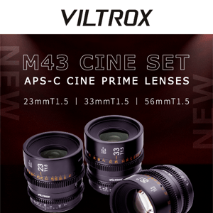 Viltrox M4/3 Mount Cine Lens New Available丨30USD  Coupon  💰