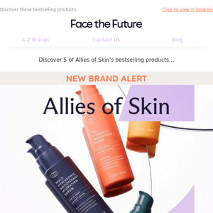 New Brand Alert, Face the Future! | Introducing Allies of Skin...