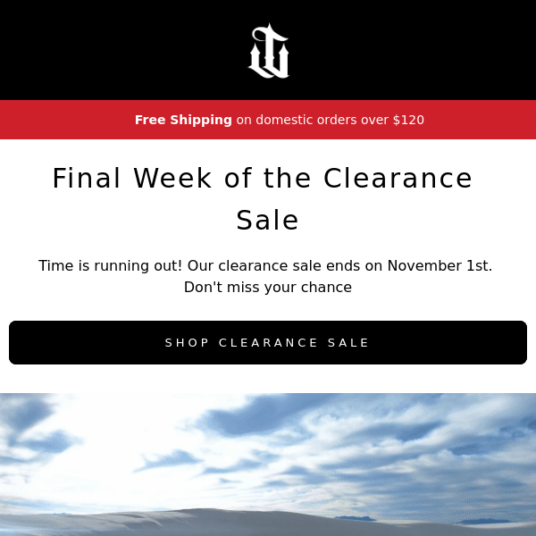 😮 Final Week of the Clearance Sale!