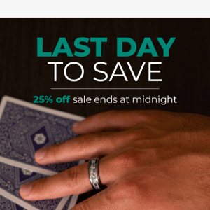Last Day! The Biggest Sale Of The Season Ends at Midnight