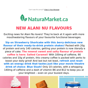 🆕 Alani Nu Protein Shakes & Energy Drinks 🆕 Delicious Maple3 Water