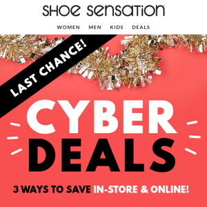 Our Cyber Deals end today!