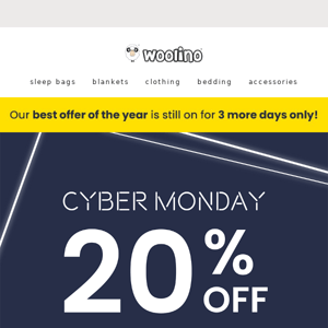 CYBER MONDAY is here!!!