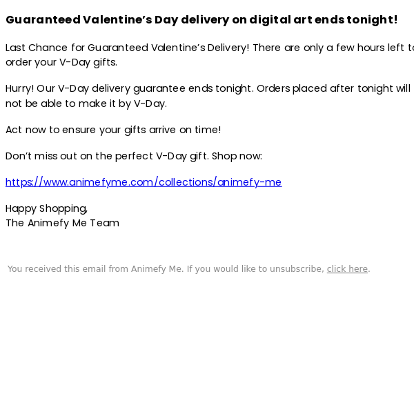 Final Hours! Order Your Digital Art For V-Day Delivery Tonight!