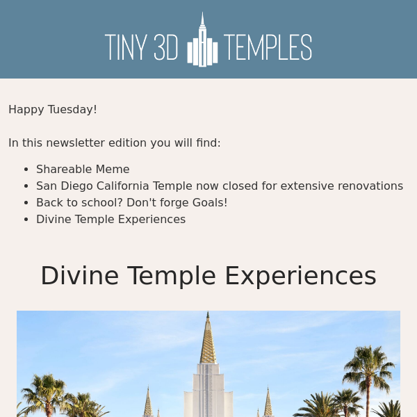 Divine Temple Experiences