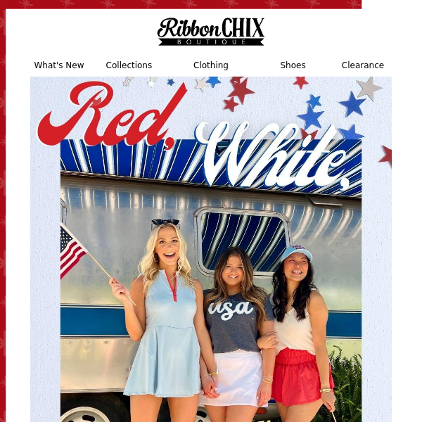 Red, White & BOOM Collection Is Here!! ❤️🤍💙