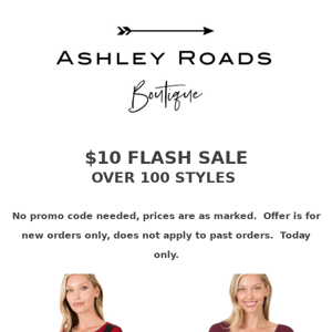 ⚡ $10 FLASH SALE