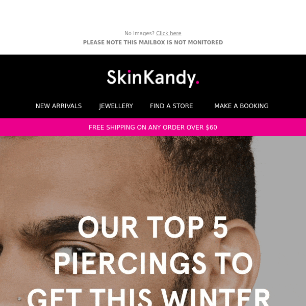 Skin Kandy these are the Top 5 Piercings to get this winter! ❄️