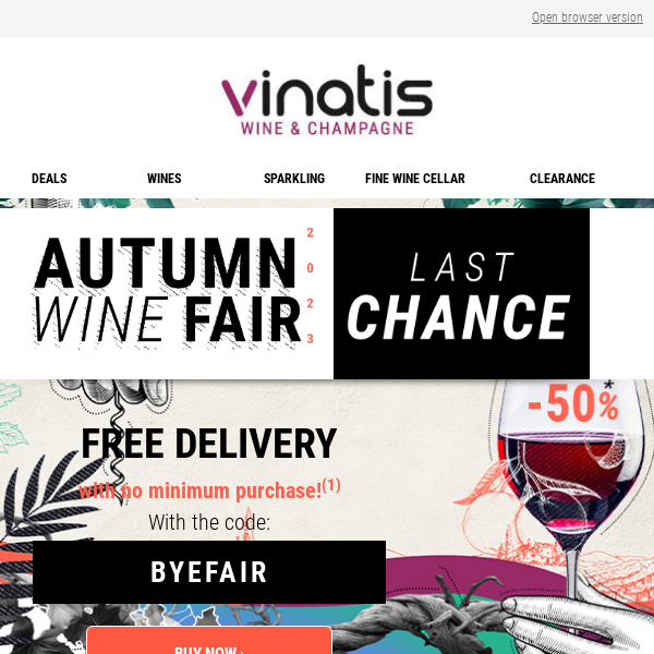 FREE DELIVERY! Don't Miss Out - Vinatis
