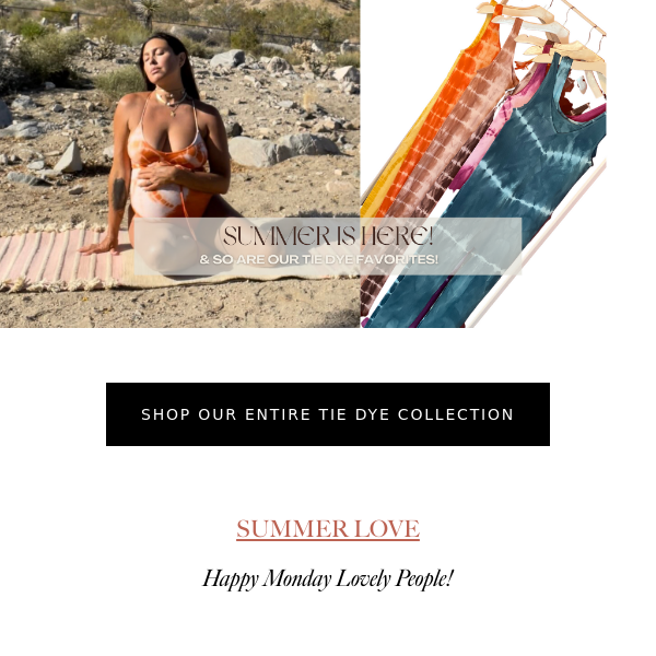 Enjoy shopping our Summer Love Collection 💥