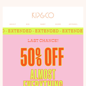 🚨SALE Extended 1 Day🚨 Shop 50% Off almost Everthing