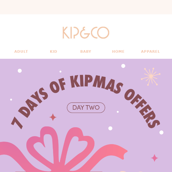 KIPMAS Day 2 🎄 50% off Candles + 40% off Christmas