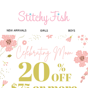 Mother's Day Sale: Get 20% Off Now! 💐