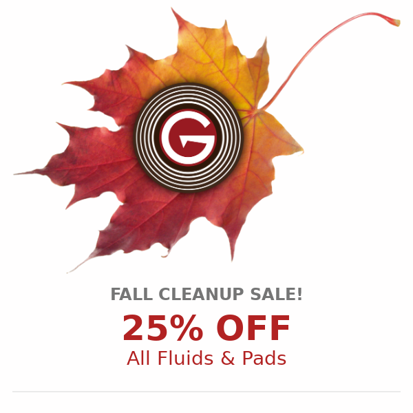Fall Cleanup Sale!