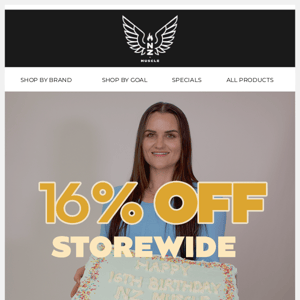 Shop New Deals & Products at 16% Off 🔥💪