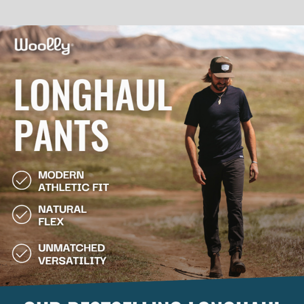 Longhaul pants are back in stock!