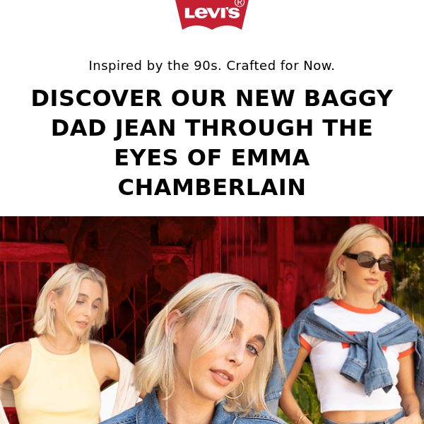 Emma Chamberlain Styles the New Levi's® Baggy Dad Jean