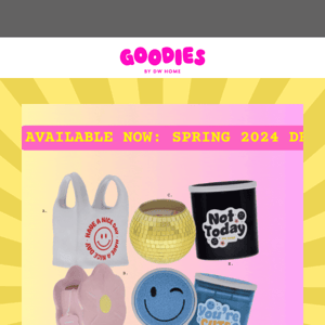 *drumroll* GOODIES is here! 🍭 🪩 💖