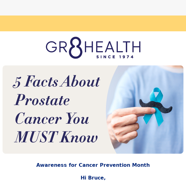 5 Facts About Prostate Cancer You MUST Know