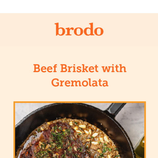 Beef Brisket with Gremolata Recipe