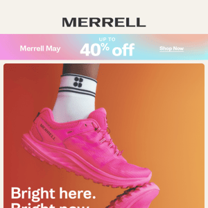 BRIGHT HERE: Merrell x Sweaty Betty 💗💗