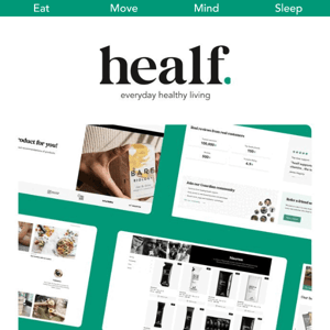 NEW healf website is live!