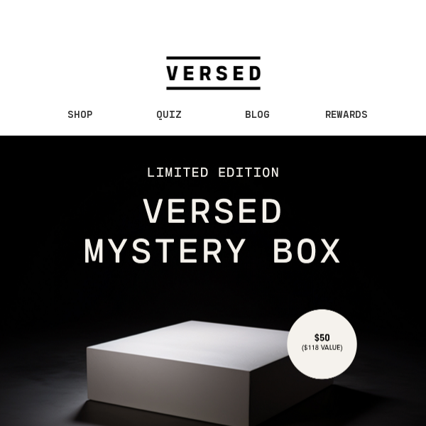 This Mystery Box vanishes at midnight 👻