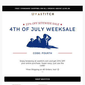 4th of July Sale is here! 🇺🇸