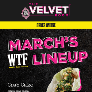 March's WTF lineup is Here!