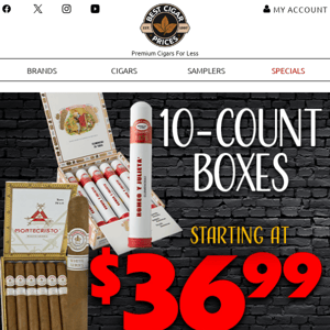 🔟 10-Count Boxes Starting at $36.99 🔟