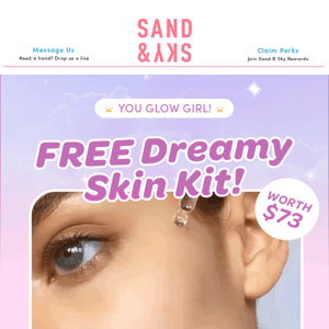 This dreamy kit is FREE with your next order!