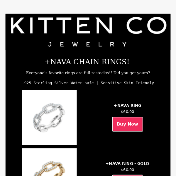 +Nava Chain Ring | RESTOCKED!