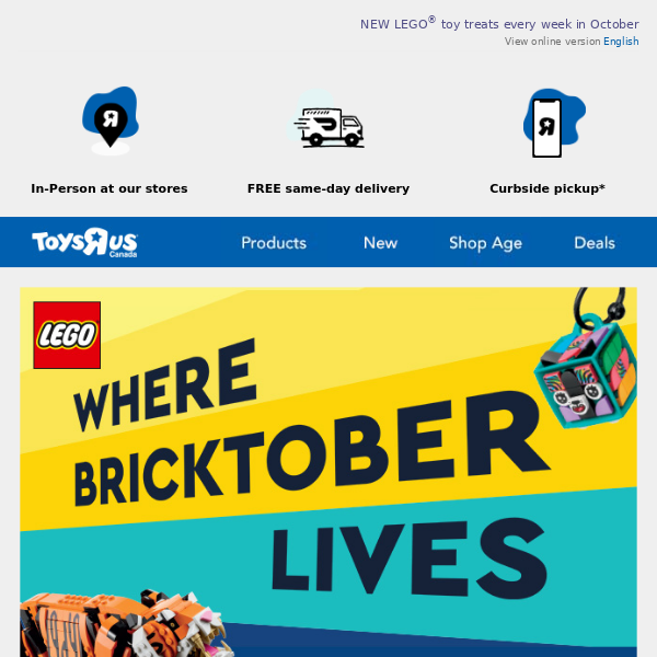 🍂It’s BRICKTOBER, LEGO® toy fans! 🍂
