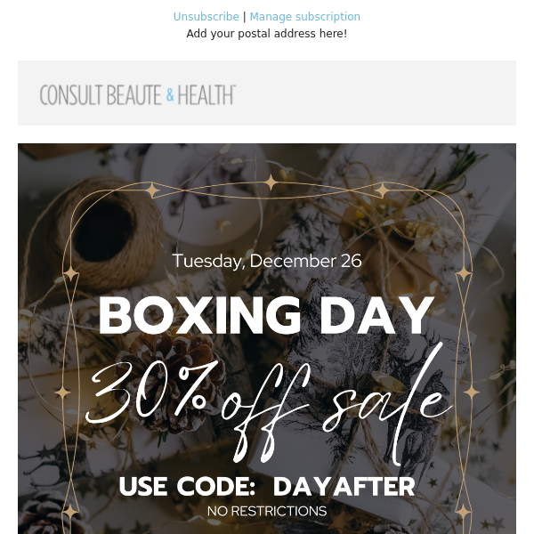 un-BOX this promo code!