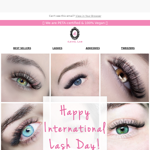 20% OFF! International Lash Day 💖