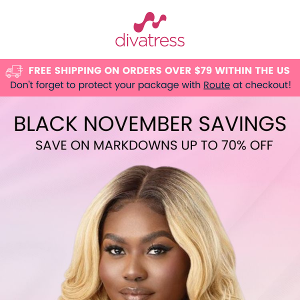 Treat yourself to Markdowns up to 70% OFF!