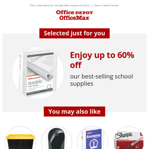 Add to  🛒: Enjoy Up To 60% Off Our Best-Selling School Supplies