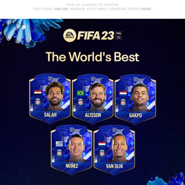 FIFA 23 Team of the Year - Vote Now