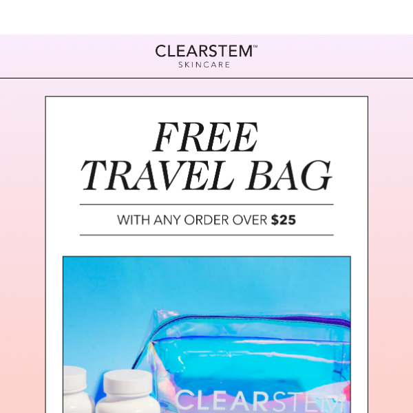 Your Free Travel Bag is Calling Your Name!