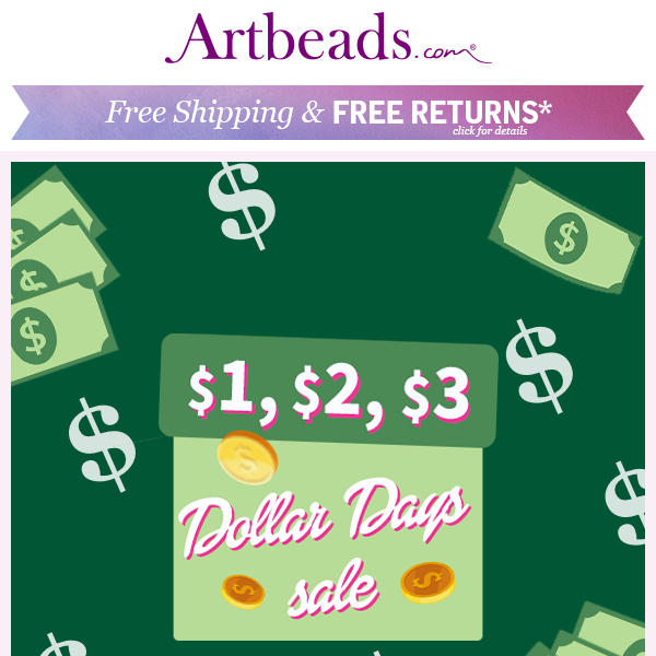 Dollar Days Happening Now 💸💸💸 $1, $2, and $3 Deals! 